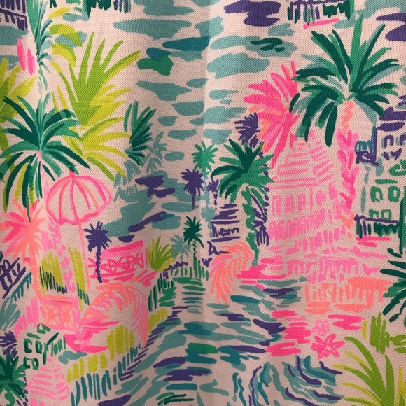 Lilly Pulitzer Gellar shift dress.  Size M.  Multi private Island - Picture 2 of 6